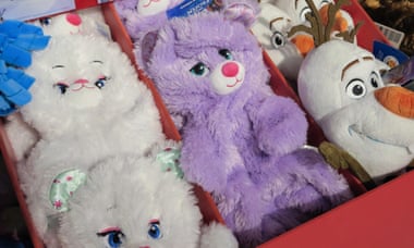 Build-A-Bear teddy shells at its New York store.