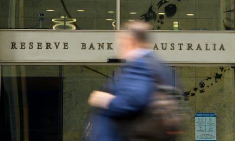 A pedestrian walks past the Reserve Bank of Australia (RBA) head office in Sydney, May 4, 2021.