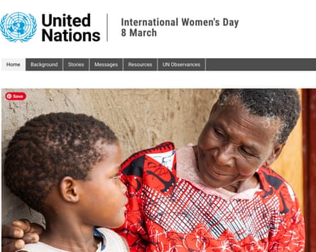 UN’s IWD site