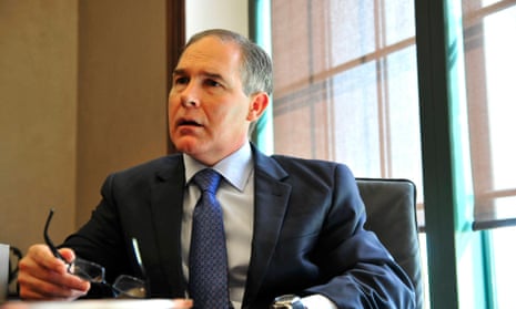Oklahoma attorney general Scott Pruitt, Donald Trump’s nominee for head of the Environmental Protection Agency, has claimed scientists disagree about the causes and extent of global warming.