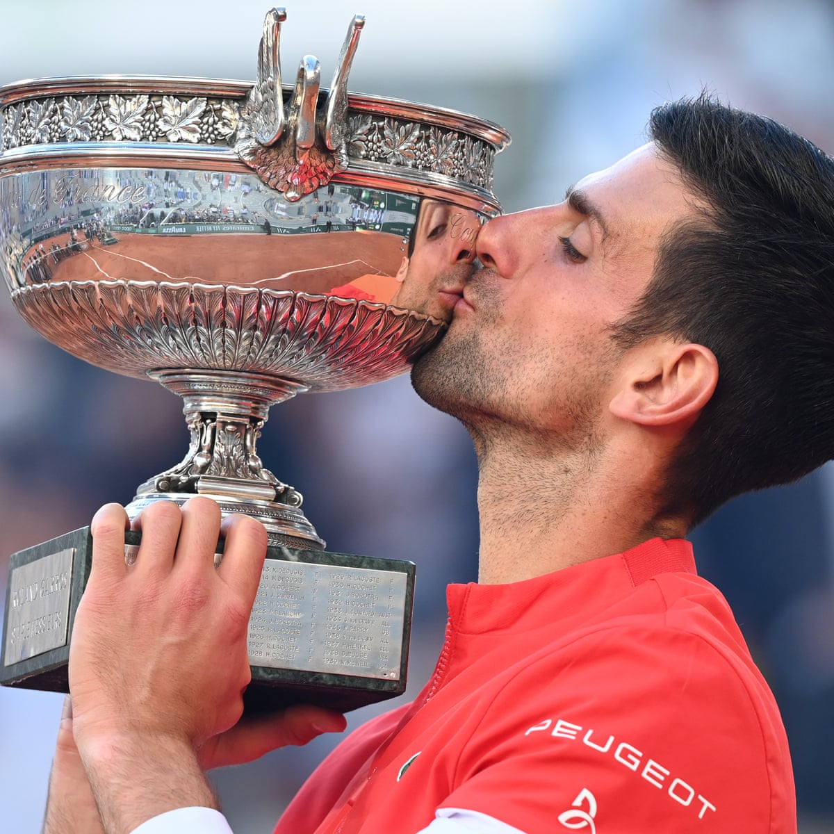 Novak Djokovic Rallies To Beat Stefanos Tsitsipas In Epic French Open Final French Open 21 The Guardian Novak Djokovic Rallies To Beat Stefanos Tsitsipas In Epic French Open Final French Open 21 The Guardian