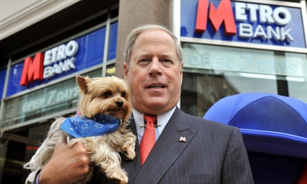 Metro Bank founder Vernon Hill pictured in 2010.