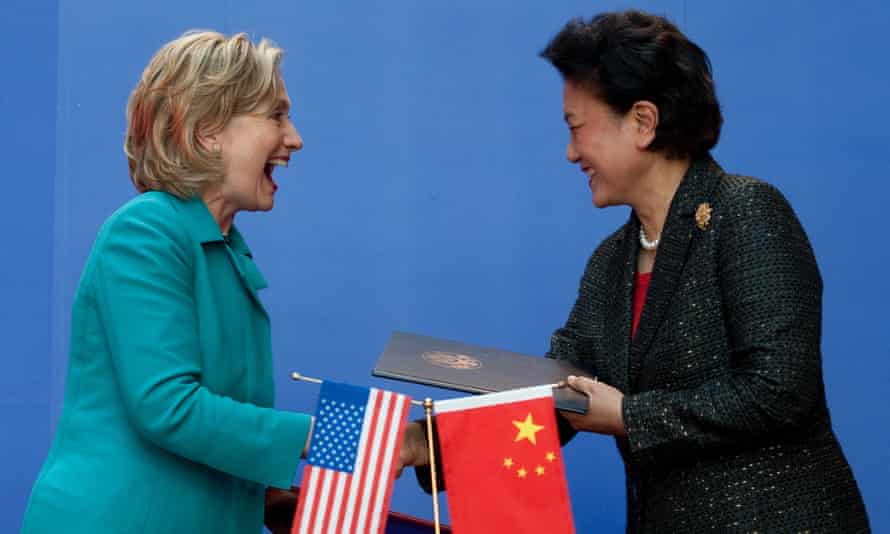 In 2012 there were hopes for Liu Yandong, seen here with Hillary Clinton.