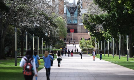 Students enter the University of New South Wales 