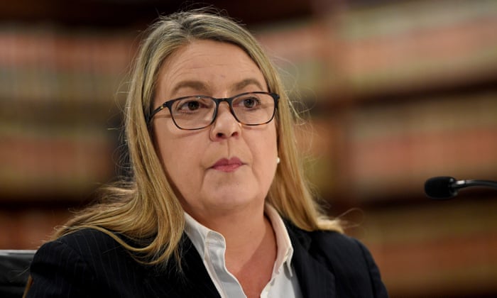 Jenny West speaks during the inquiry into the appointment of John Barilaro as Senior Trade and Investment Commissioner to the Americas at NSW Parliament House in Sydney, Monday, July 11, 2022.