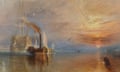 ‘Not for any price’ … The Fighting Temeraire by JMW Turner.