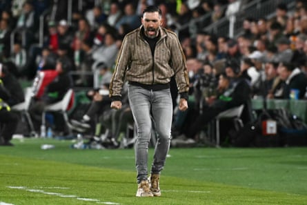 Elche's Eder Sarabia screams on the touchline.