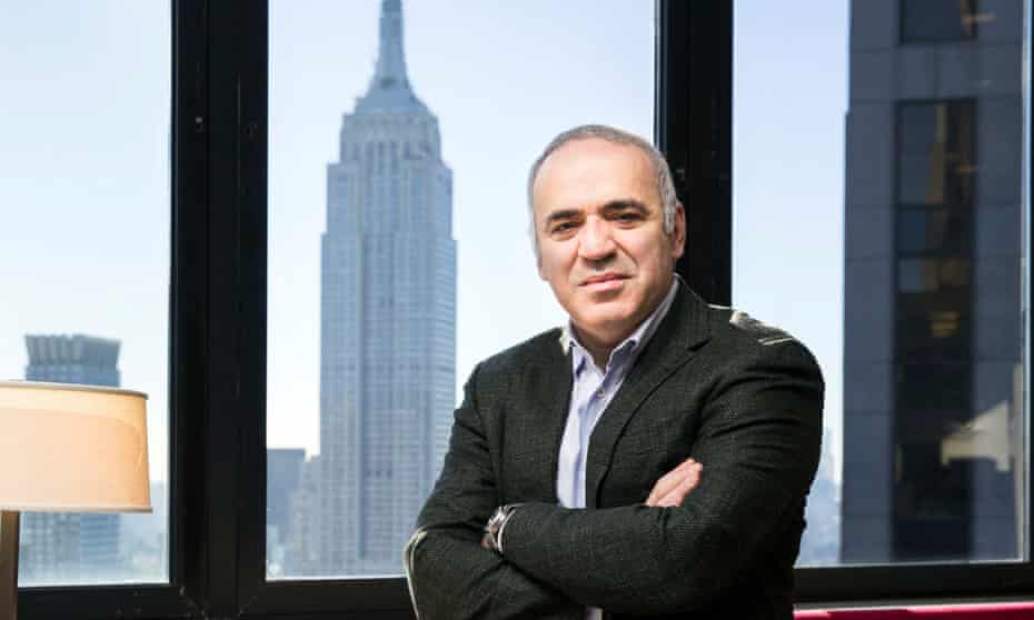 ‘I’m retired, but I’m probably the strongest amateur chess player in the world’: Garry Kasparov.