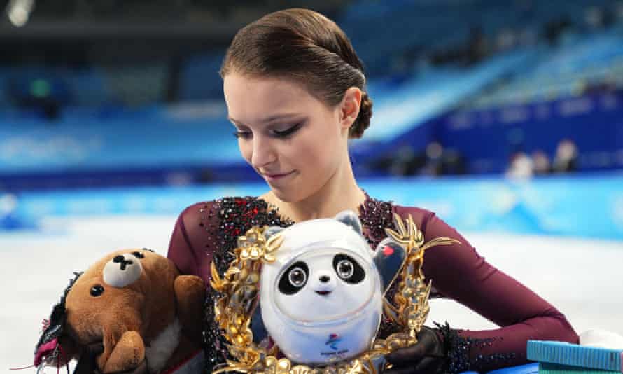 Anna Shcherbakova won gold, but the spotlight shone on other Russian skaters.