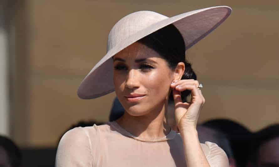 Meghan at the Prince of Wales’s 70th birthday garden party at Buckingham Palace.