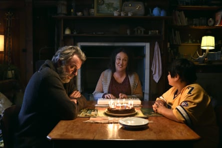Sam Neill, Rima Te Wiata and Julian Dennison in Hunt for the Wilderpeople