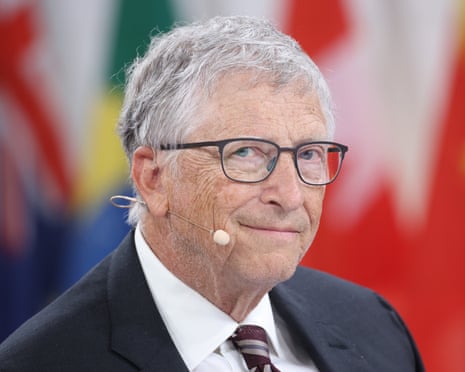 Bill Gates, a billionaire, has rowed back on his commitments to tackling the climate crisis