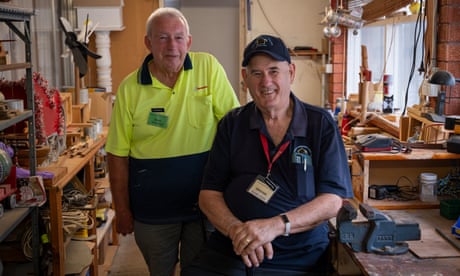 Graham and Bruce from the Ettalong men’s shed in NSW.