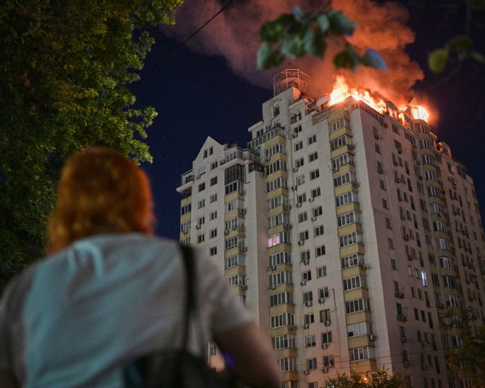 Russian strikes on Kyiv kill at least 13 – Europe live
