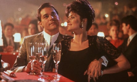 The good Jewish girl seduced into a mafia marriage … Bracco with Ray Liotta in Goodfellas.