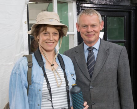 Big screen meets little screen … Sigourney Weaver on Doc Martin.