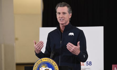 Newsom will face challengers including reality TV star Caitlyn Jenner.