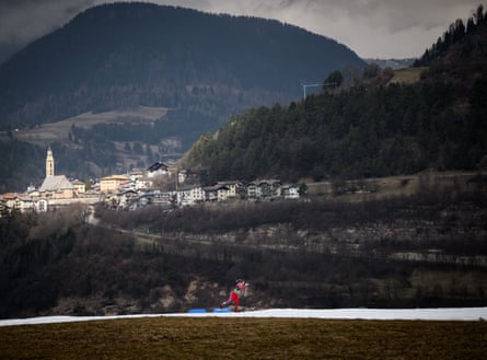Norway’s Vilde Nilsen competes in the women’s 10km interval start standing para cross-country skiing at Milano Cortina 2026 Winter Paralympic Games in Val di Fiemme