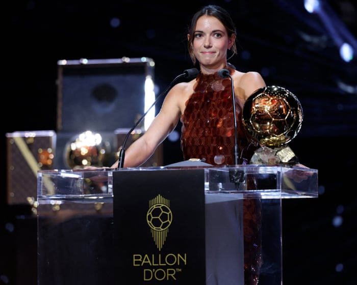 Ballon d’Or 2025: Bonmatí retains women’s award, Wiegman and Hampton win prizes – live