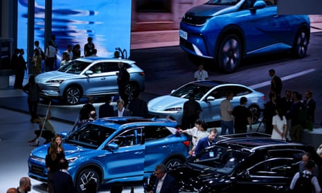 BYD electric cars at the 2023 Munich Auto Show