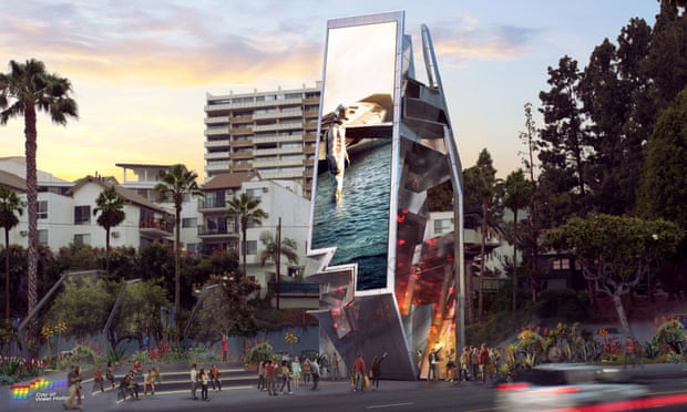For whom the belltowers: artist’s rendering of the Weho Belltower