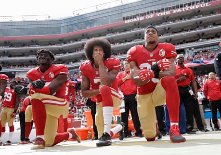 Many on the right saw Colin Kaepernick’s decision to kneel during the anthem as a pivot point in US sports and culture.