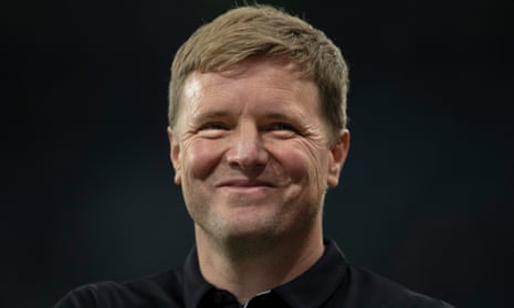 Newcastle United manager Eddie Howe: Off on a sunshine break in December.