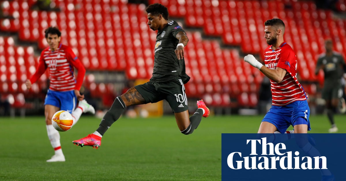 Rashford’s finishing touch helps Manchester United sink Granada