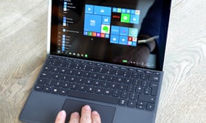 The Microsoft Surface Go is a small convertible Windows 10 tablet.