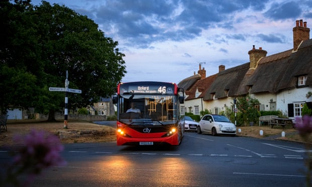 The 46 bus in Great Milton