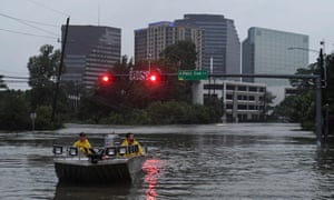 Flooding in Houston, Texas, after Hurricane Harvey in 2017