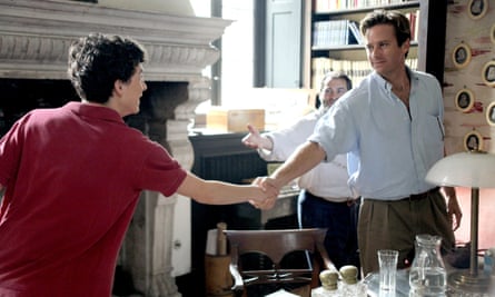 Languid sensuality … Timothée Chalamet’s Elio Perlman meets Oliver.