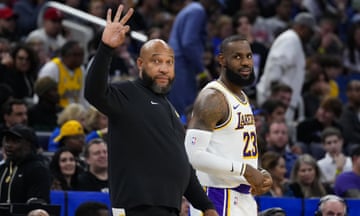 Darvin Ham went 90-74 during the regular season and 11-12 in the postseason, including two play-in tournament wins, during two seasons as the Lakers’ head coach.