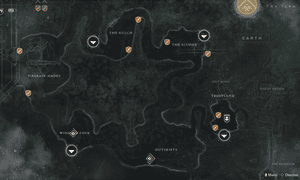 The European Dead Zone, as seen from the in-game map.