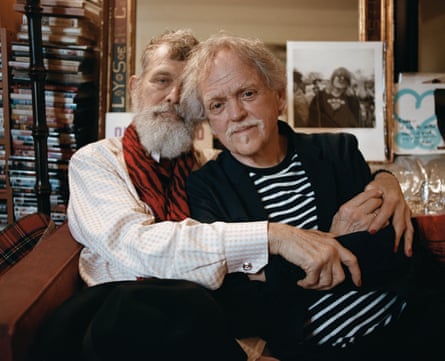 Jim Fouratt, an actor and Sixties radical, and his partner Joel, at their apartment in Manhattan, NY
