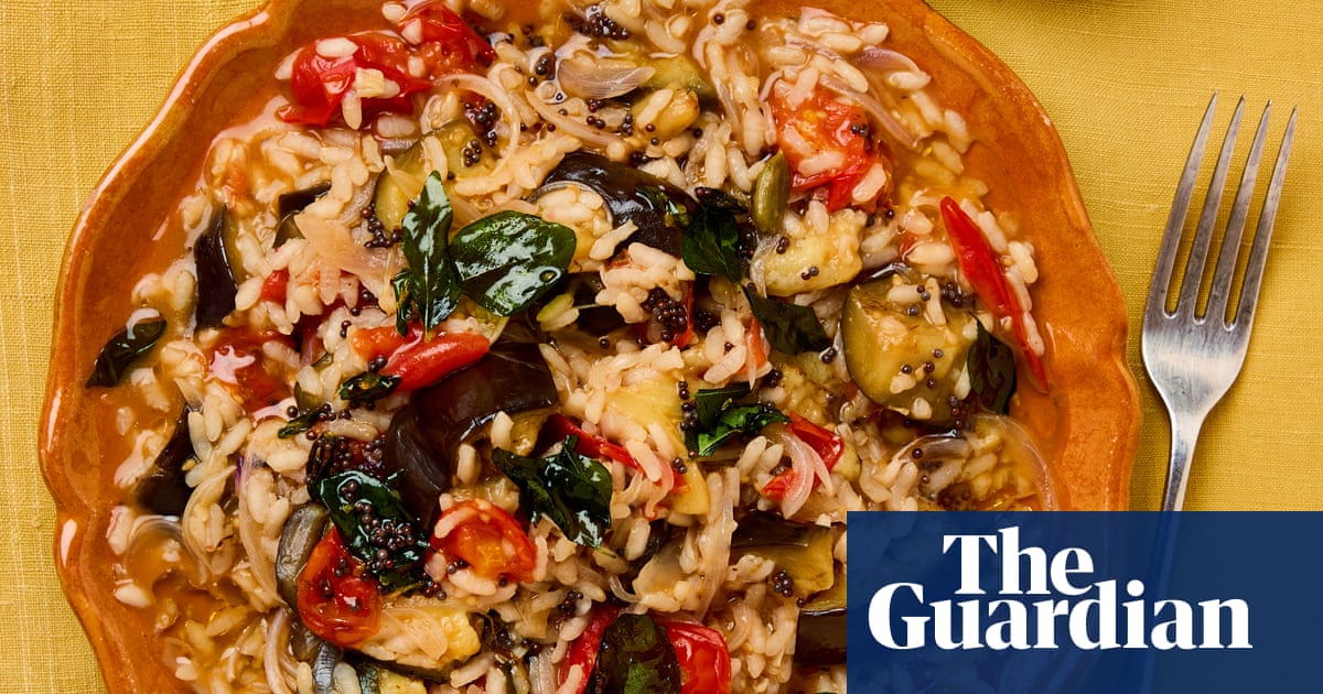 Meera Sodha's vegan recipe for Sri Lankan-style aubergine and tomato rice | The new vegan