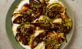 Yotam Ottolenghi's charred cabbage with ras el hanout and pistachio butter