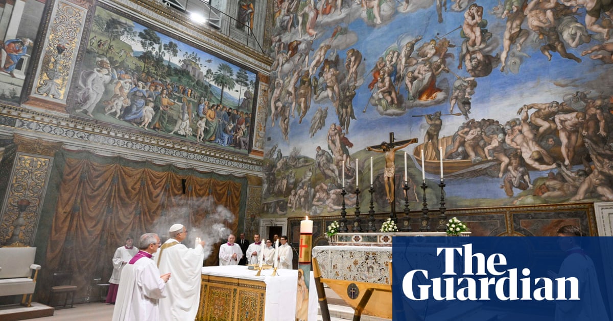 Pope Leo holds first mass as pontiff in Sistine Chapel
