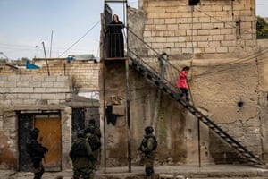 Raqqa, Syria: Kurdish security forces search homes during a raid against suspected Islamic State fighters in the group’s former de facto capital