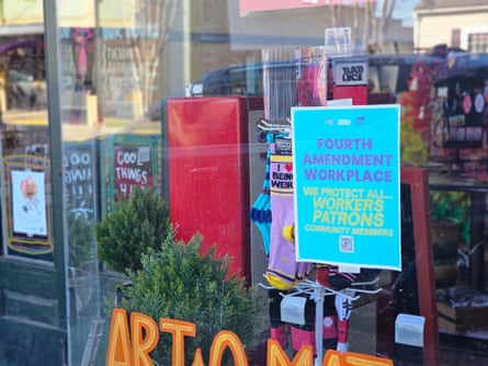 Sign on from Renee’ Reynolds frame shop in Graham, North Carolina.