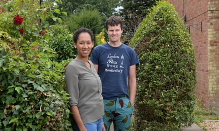 David and Tilele McLean at their house in Cambridge, England.