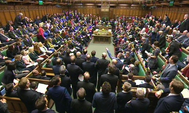 A packed House of Commons during prime minister’s questions