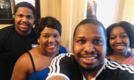 Elsie Sazuze and her family.