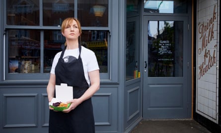 Chef Mary-Ellen McTague at her restaurant, the Creameries, in Chorlton, south Manchester