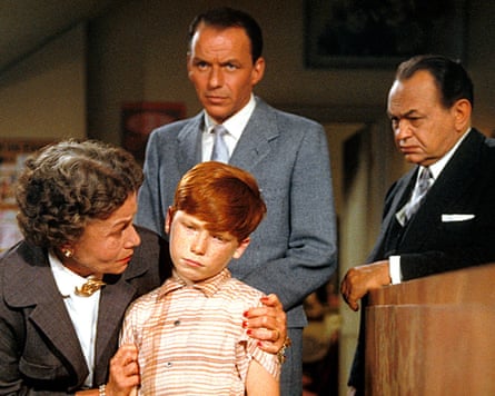 Thelma Ritter, Frank Sinatra, Eddie Hodges and Edward G. Robinson star in A Hole in the Head.