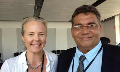 Just Reinvest NSW chair Sarah Hopkins and Maranguka executive director Alistair Ferguson.