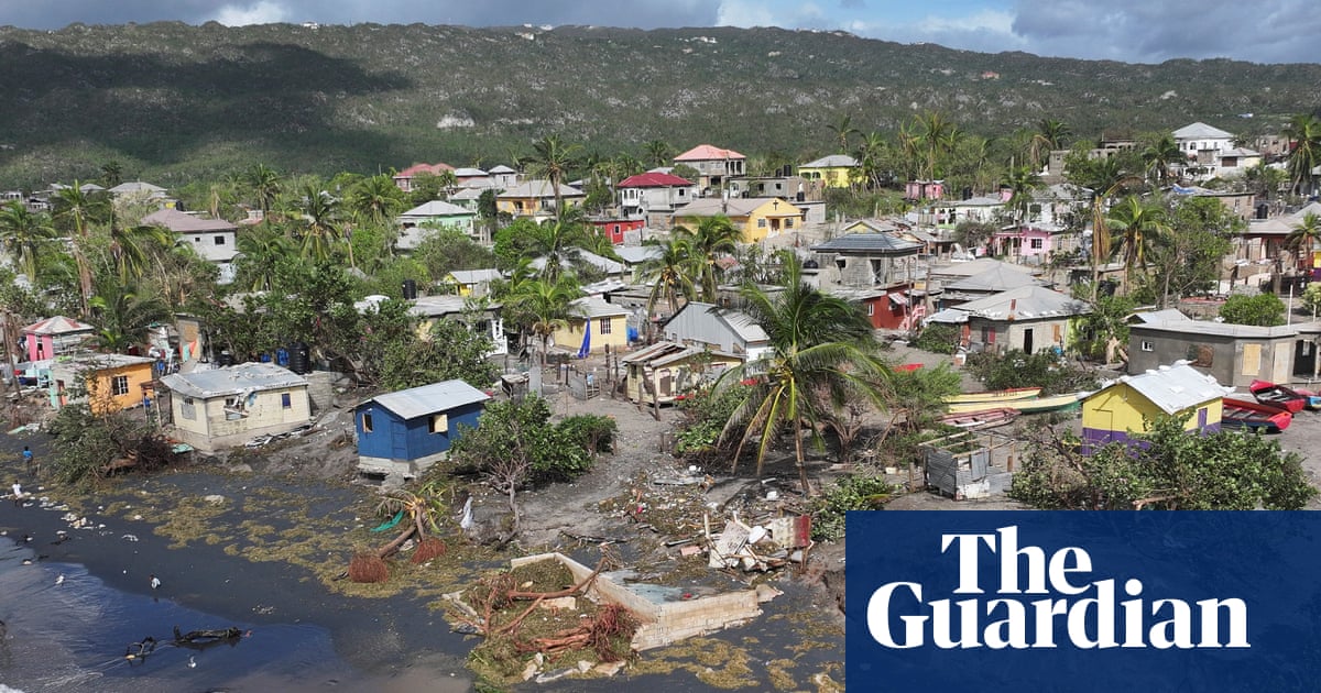 Drone shows damage left by Hurricane Melissa in Jamaican fishing village – video
