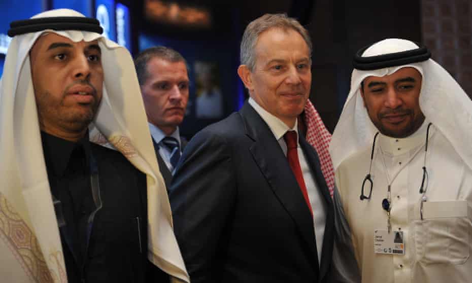 Tony Blair at the Global Competitiveness Forum in Riyadh in 2011.