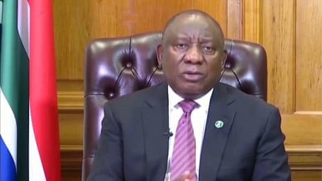 Omicron variant is vaccine inequality wake-up call, says South Africa's President Ramaphosa – video