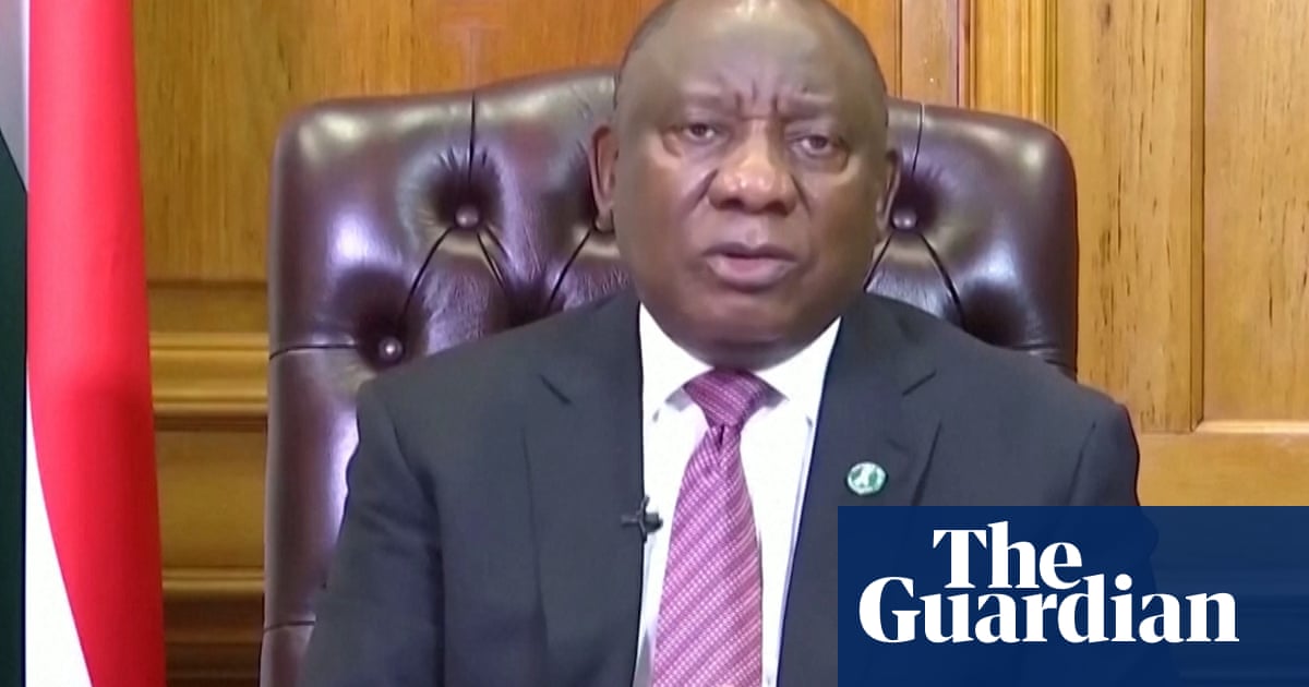 Omicron variant is vaccine inequality wake-up call, says South Africa’s President Ramaphosa – video
